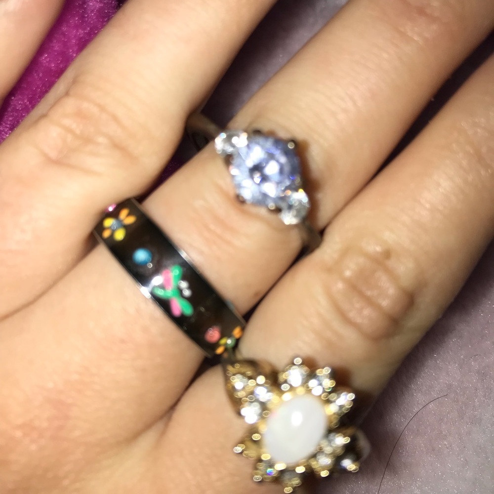 VINTAGE RING BUNDLE (SIZE 10) - Picture 3 of 7